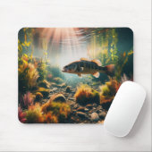Unterwasser-Großmutterbass Mousepad (Mit Mouse)