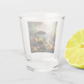 Unterwasser-Großmutterbass Schnapsglas (Rückseite)