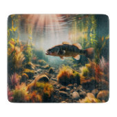 Unterwasser-Großmutterbass Schneidebrett (Vorderseite)