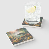 Unterwasser-Großmutterbass Steinuntersetzer (Seitenansicht)