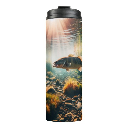 Unterwasser-Großmutterbass Thermosbecher (Vorderseite)