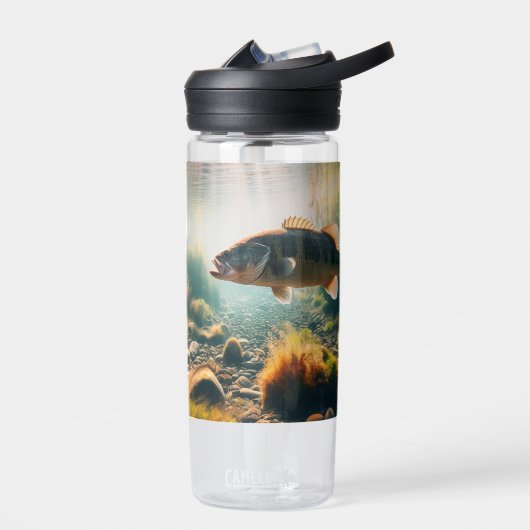 Unterwasser-Großmutterbass Trinkflasche (Links)