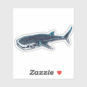 Unterwasser-Haiwal | Die Aufkleber (Blatt)