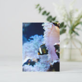 Unterwasser-Hintergrund Postkarte (Stehend Vorderseite)