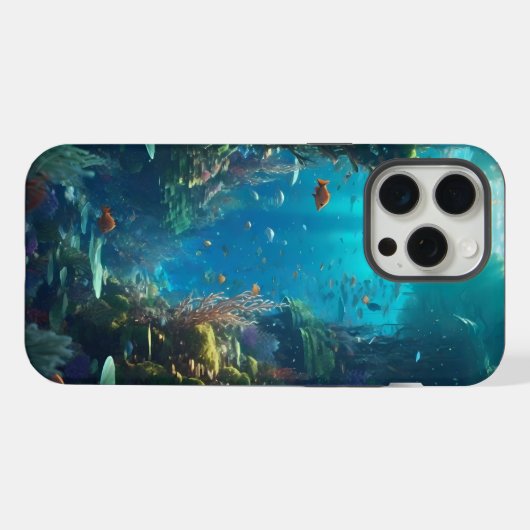 Unterwasser iPhone Hülle (Rückseite (Horizontal))