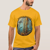 Unterwasser-Kelp-Wald mit Fisch und Hummer URM