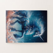 Unterwasser Kelpie Mer Unicorn Puzzle (Horizontal)