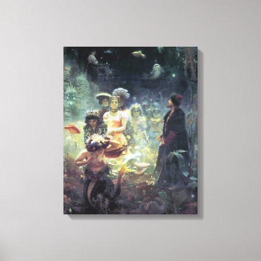 Unterwasser-Königreich überwölbte Canvas Leinwanddruck (Vorderseite)