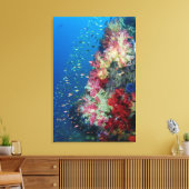 Unterwasser-Korallenriff, Indonesien Leinwanddruck (Insitu (Wohnzimmer))