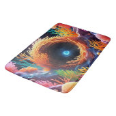 Unterwasser-Korallenvortex Badematte (Schrägansicht)