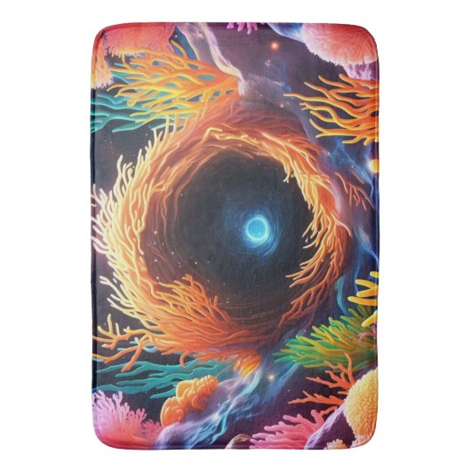 Unterwasser-Korallenvortex Badematte (Vorderseite Vertikal)