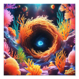 Unterwasser-Korallenvortex Fotodruck