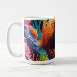 Unterwasser-Korallenvortex Kaffeetasse