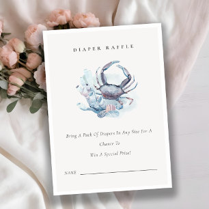 Unterwasser-Krabbenschwellerdusche Begleitkarte