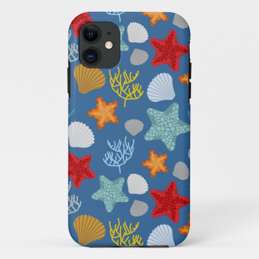 Unterwasser-Lebensmuster Case-Mate iPhone Hülle (Rückseite)
