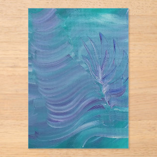Unterwasser-Magie Einzigartige Farbige Abstrakte K Acryleinladungen