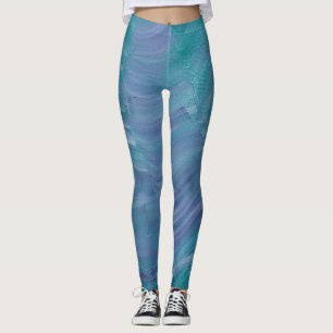 Unterwasser-Magie Einzigartige Farbige Abstrakte K Leggings