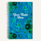 Unterwasser-Meereskreaturen-Notebook Notizblock (Vorderseite)