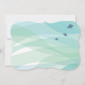 Unterwasser-Meeresleben Bat Mitzvah Einladung (Rückseite)