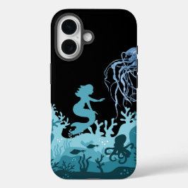 Unterwasser-Mermaid iPhone 16 Hülle