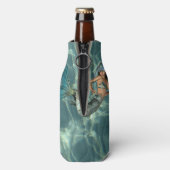 Unterwasser-Mermaid Flaschenkühler (Flasche Rückseite)