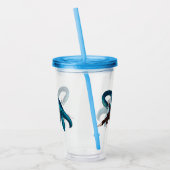 Unterwasser mit einem Plesiosaurus Acryltrinkbecher (Links)