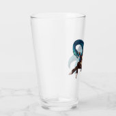 Unterwasser mit einem Plesiosaurus Glas (Rechts)