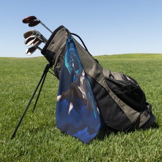 Unterwasser mit einem Plesiosaurus Golfhandtuch (Gras)