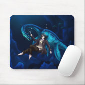 Unterwasser mit einem Plesiosaurus Mousepad (Mit Mouse)
