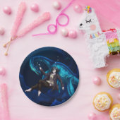 Unterwasser mit einem Plesiosaurus Pappteller (Party)