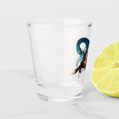 Unterwasser mit einem Plesiosaurus Schnapsglas (Links)