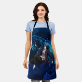 Unterwasser mit einem Plesiosaurus Schürze (Getragen)