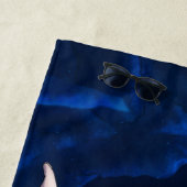 Unterwasser mit einem Plesiosaurus Strandtuch (Beispiel)