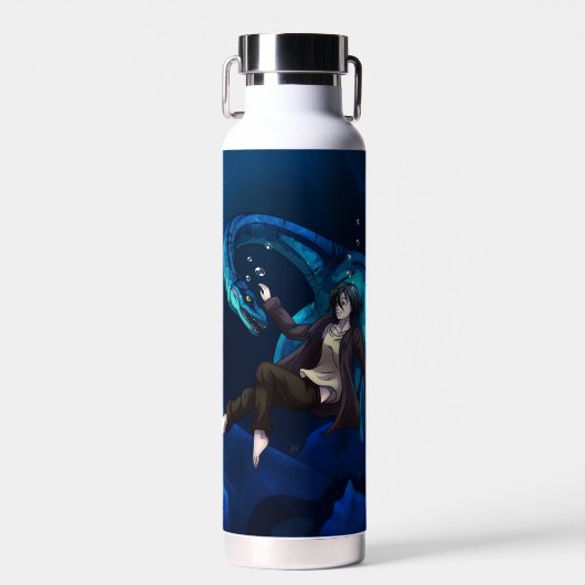 Unterwasser mit einem Plesiosaurus Trinkflasche (Vorne)