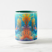 Unterwasser mit tropischen Fischen Tasse (Zentrum)