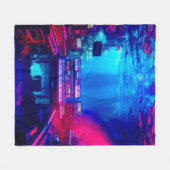 Unterwasser-Musikstudio Fleecedecke (Vorderseite (Horizontal))