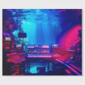 Unterwasser-Musikstudio Geschenkpapier (Flach)