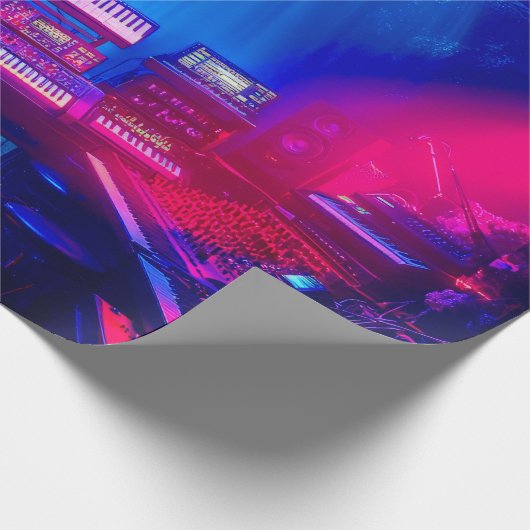 Unterwasser-Musikstudio Geschenkpapier (Ecke)