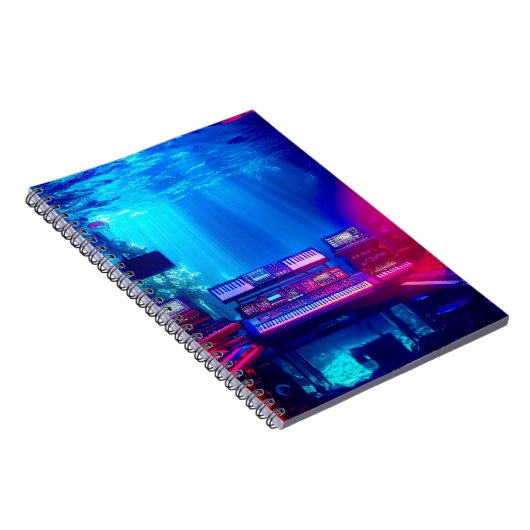 Unterwasser-Musikstudio Notizblock (Rechte Seite)