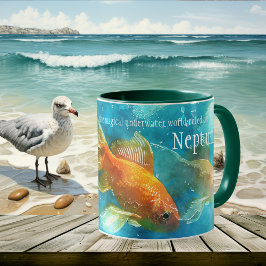 Unterwasser Neptune Pisces Tasse