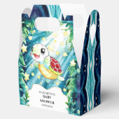 Unterwasser Pastel Turtle Baby Dusche Geschenkschachtel (Geöffnet)
