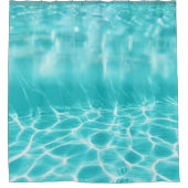 Unterwasser-Pool-Glamour 1 Duschvorhang (Vorderseite)