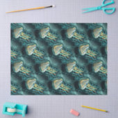Unterwasser-Quallen-Aquamarines Gewebepapier Seidenpapier (Basteln)