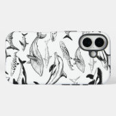 Unterwasser-Riesen-Muster Case-Mate iPhone Hülle (Rückseite (Horizontal))