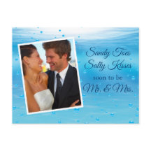 Unterwasser Sandy Toes Salty Kisses Save the Date