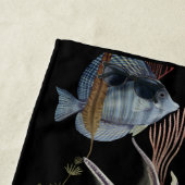 Unterwasser-Schätze - Tropischer Fisch, Pflanze im Strandtuch (Beispiel)