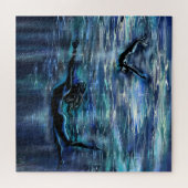 Unterwasser-Schwimmen Frauen-Puzzle Puzzle (Horizontal)