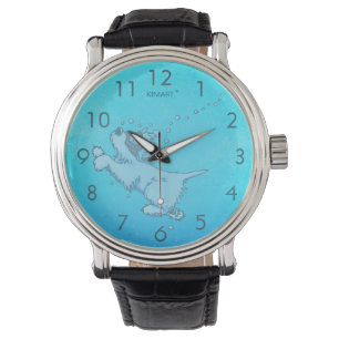 Unterwasser-Schwimmen Westie-Armbanduhr Armbanduhr
