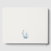 Unterwasser-Seepferd Seetang Coral Baby-Dusche Gästebuch (Rückseite)