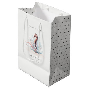 Unterwasser-Seepferd Seetang Coral Baby-Dusche Mittlere Geschenktüte
